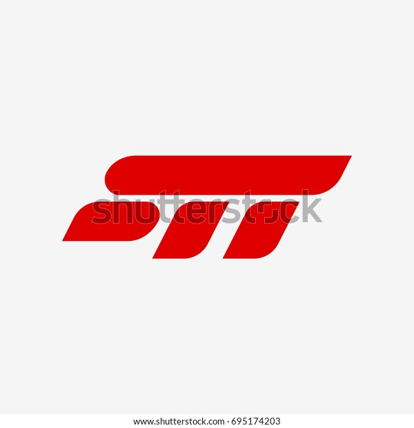 Stt Letter Company Vector Logo Monogram Stock Vector (Royalty Free ...