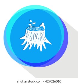 stub. Internet template. Vector icon.