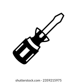 Stubby Screwdriver icon in vector. Logotype