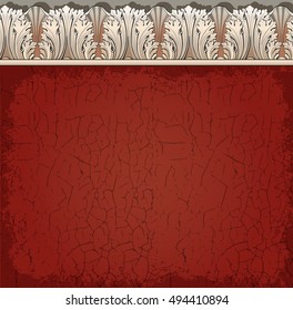 stucco, cracks. vector background