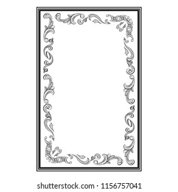 Stucco frame. Moldings. Stucco pattern