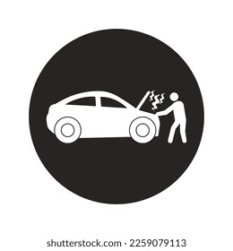 Car-Icon Vektorgrafik-Symboldesign