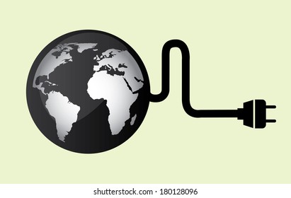 stuck energy design over gray background vector illustration