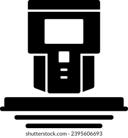 Stummfinder Glyph Solid Icon Vectordesign