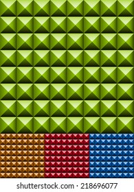 Studded background in 4 color