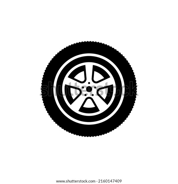 Studded wheel black line icon. Automobile tire sign.\
Car repair services. Shop for auto spare parts. Flat isolated\
symbol for: illustration, logo, app, banner, web design, dev, ui,\
ux. Vector EPS 10