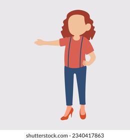 Student activity flat illustration vector element