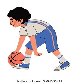Student Athlete Playing Basketball Sports
