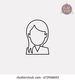 student avatar line icon