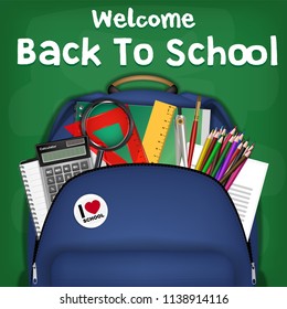 student backpack back to school sale promotion 