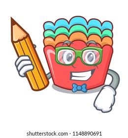 Student baking molds character cartoon