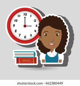 student board books watch vector illustration eps 10