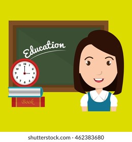 student board books watch vector illustration eps 10