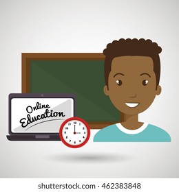 student board books watch vector illustration eps 10