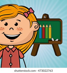 student board cartoon color vector illustration design eps 10