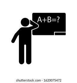 Student, board, think icon. Simple education icons for ui and ux, website or mobile application