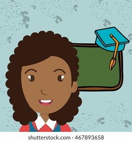 student board watch graduation vector illustration graphic