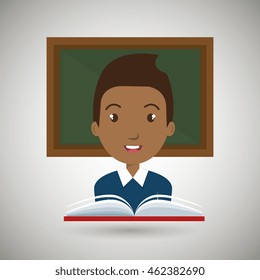 student book board uniform vector illustration eps 10
