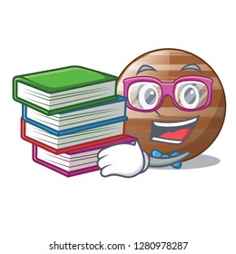 Student with book craft Jupiter planet in the character