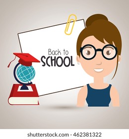 student book map school vector illustration eps 10