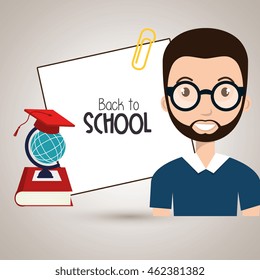 student book map school vector illustration eps 10