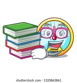 Student with book speedometer 
