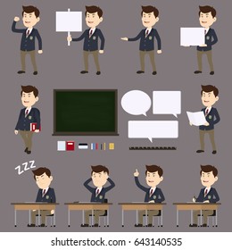 Student boy collection