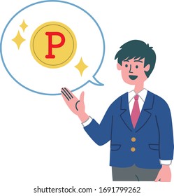 student boy money point confuse smile