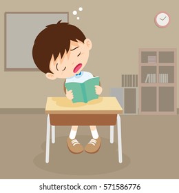 Girl Sleeping At Desk Cartoon Images Stock Photos Vectors