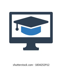 student cap icon - online education Hat