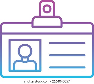 Student Card vector icon. Can be used for printing, mobile and web applications.