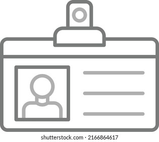 Icono vectorial de tarjeta de estudiante. Se puede usar para imprimir, móviles y aplicaciones web.