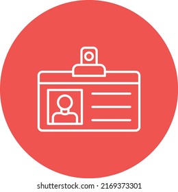 Icono vectorial de tarjeta de estudiante. Se puede usar para imprimir, móviles y aplicaciones web.
