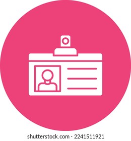 Icono vectorial de tarjeta de estudiante. Se puede usar para imprimir, móviles y aplicaciones web.