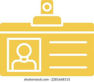 Student Card vector icon. Can be used for printing, mobile and web applications.