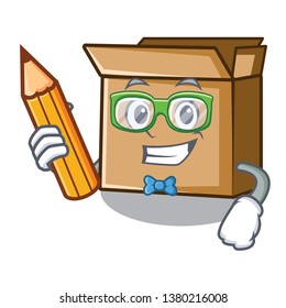 Student cardboard in the a character shape