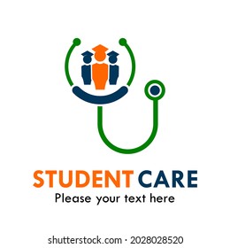 Ilustración del logotipo de cuidado de estudiantes