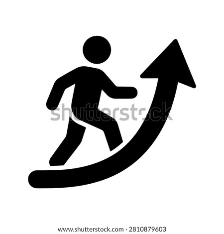Student career development and educational guidance illustration