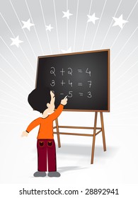 student cartoon character, illustration