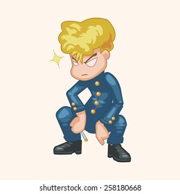 student cartoon theme elements