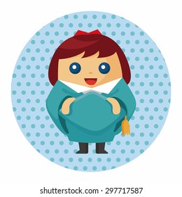 student cartoon theme elements