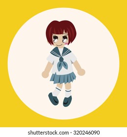 student cartoon theme elements