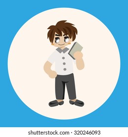 student cartoon theme elements