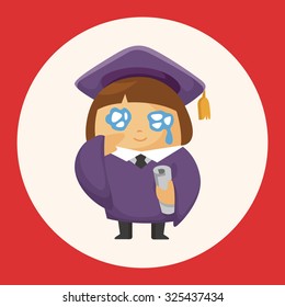 student cartoon theme elements