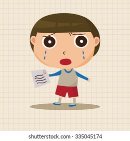 student cartoon theme elements