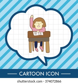 student cartoon theme elements