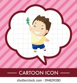 student cartoon theme elements