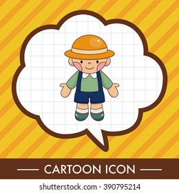 student cartoon theme elements vector,eps