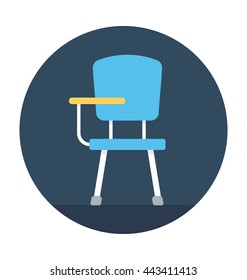 Student Chair Vector Icon