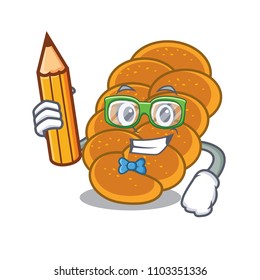 Student challah character cartoon style